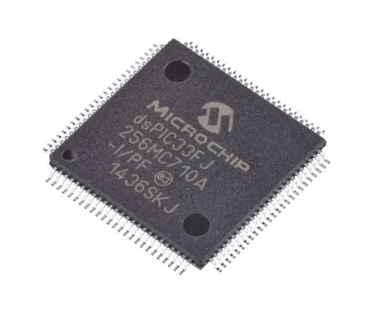 63-7660-68　微芯片dsPIC33F, 16位数字信号处理器40MIPS 256 kB闪存100针TQFP　dsPIC33FJ256MC710A-I/PF