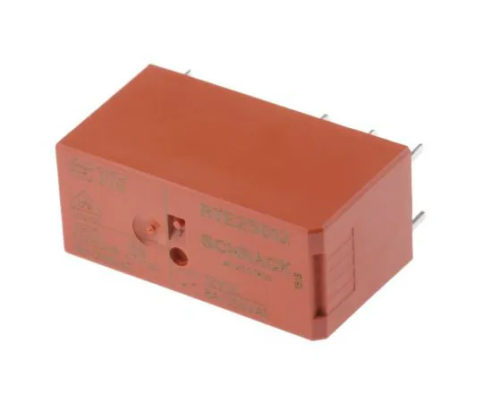 63-7679-87　TE Connectivity DPDTNon-LatchingRelay PCB Mount,12V直流线圈，8A　RTE25012