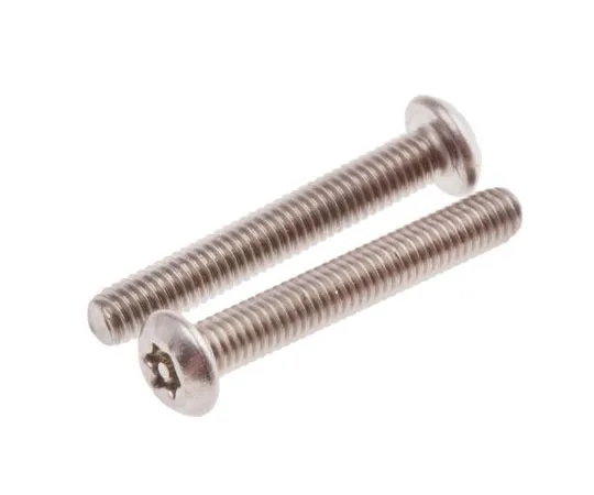 63-7642-25　纯平不锈钢防夹安全螺丝，M3×20mm　621-2518