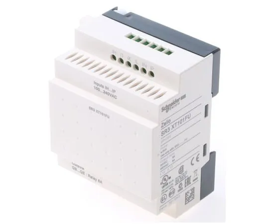 63-7565-35　施耐德电气Zelio扩展模块，100→240 V交流继电器，6倍输入，4倍输出无显示　SR3XT101FU