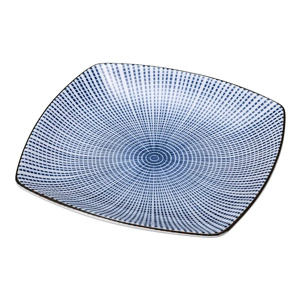 62-6841-80　1000 Step Ten-grass Square Small Plate T03-127
