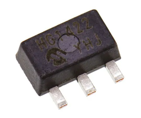 63-7668-04　MicrochipMCP1702T-3302E/MB, LDO稳压器，250mA, 3.3 V,±0.4% 3针，SOT-89　MCP1702T-3302E/MB