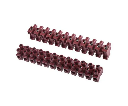 63-7561-74　RS非熔接终端铝块，12路/极，螺旋下降终端，6毫米2通孔，玻璃纤维增强尼龙，400 V　464-9750