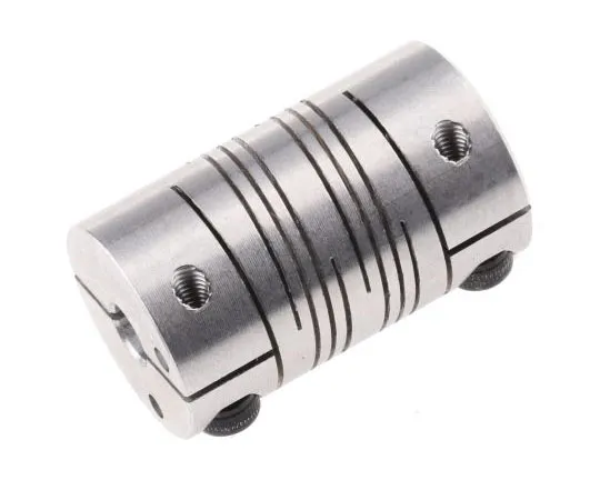 63-7570-97　Ruland铝柔性梁耦合，FCMR19-5-5-A,孔径A 5mm孔径B 5mm夹具　FCMR19-5-5-A