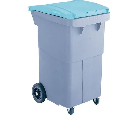 67-8172-63　Recycled Plastic Garbage Box #200 Transportable Blue　RCN1HR