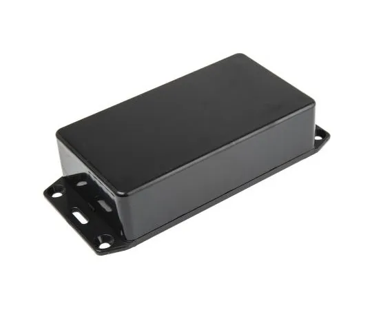 63-7585-89　Hammond 1591, ABS外壳，IP54,法兰，112 x 62 x 27mm　1591BFLBK