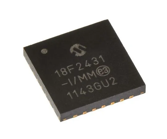 63-7660-46　单片机PIC18F2431-I/MM,8位PIC单片机，40MHz, 16.384 kB, 256 B闪存，28-PinQFN-S　PIC18F2431-I/MM