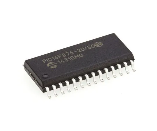 63-7563-44　单片机PIC16F876-20/SO,8位PIC单片机，20MHz, 256 x 8字，8K x 14字闪存，28-PinSOIC　PIC16F876-20/SO