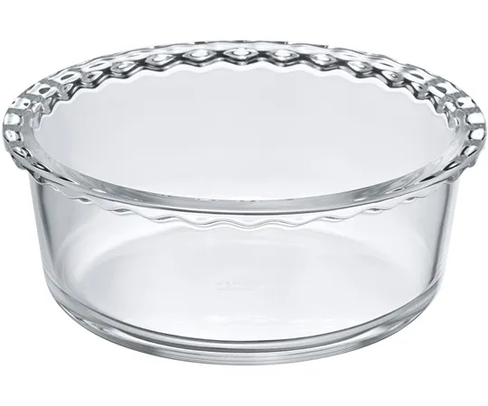 67-3056-71　Heat Resistant Glass Whole Cake Mold No. 5, 12 Pieces　HWCK-100-BK