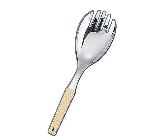 62-6790-53　18-8 Flavors, Indulgence, Help, Fork, Large Ivory