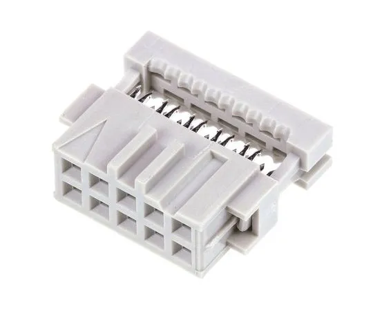 63-7684-73　TE Connectivity 10 WAY用于电缆安装的IDC连接器插座，2行　1-215882-0