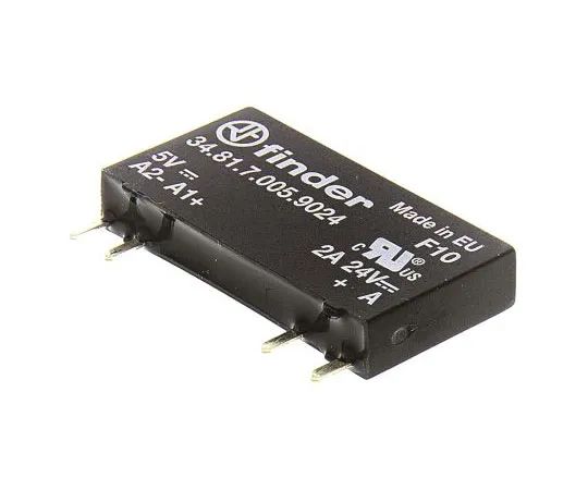 63-7615-59　Finder 6 A SPNO固态继电器，直流，PCB安装，24 V直流最大负载　34.81.7.005.9024