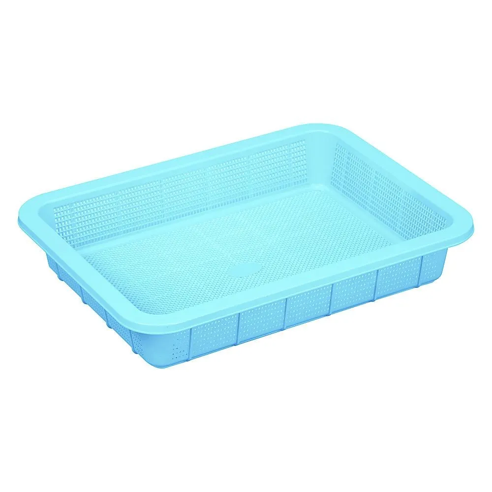 65-3870-50　Dragonfly Assist Antimicrobial Square Bottle (PP) Shallow Type 1 Blue