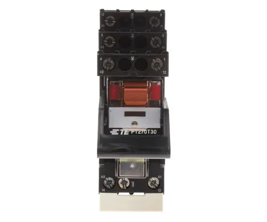 63-7600-74　TEConnectivitiPTDPDT非锁定继电器DIN导轨，230V交流线圈，12A　PT2L7TD0 9-1415534-4