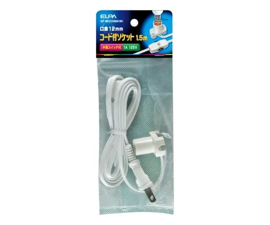 62-8565-10　带绳插座　KP-M1215NH(W)