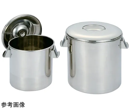 67-2402-30　18-8 Tapered General Purpose Container (Inner Lid Type) 100 L Deep　THD-250D