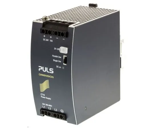 63-7669-36　PULS, DIMENSION C线DIN导轨面板安装电源，24V直流输出电压，10A输出电流　CT10.241
