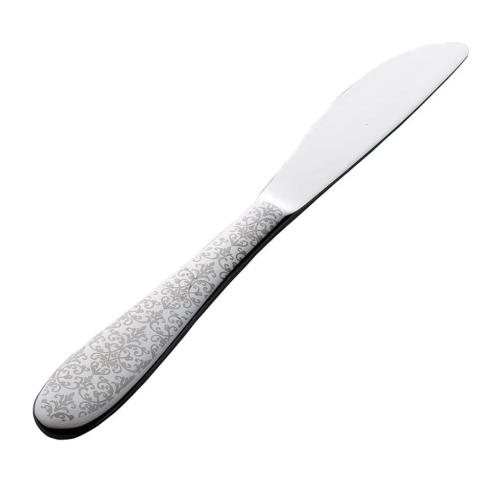 62-6720-55　(18-8) Bono European A White Dessert Knife　MX-7