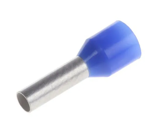 63-7678-38　TEConnectivityInculated Crimp Bootlace铁圈，8mm针长，2.2mm针直径，2.5mm2线材尺寸，蓝色　1-966067-6