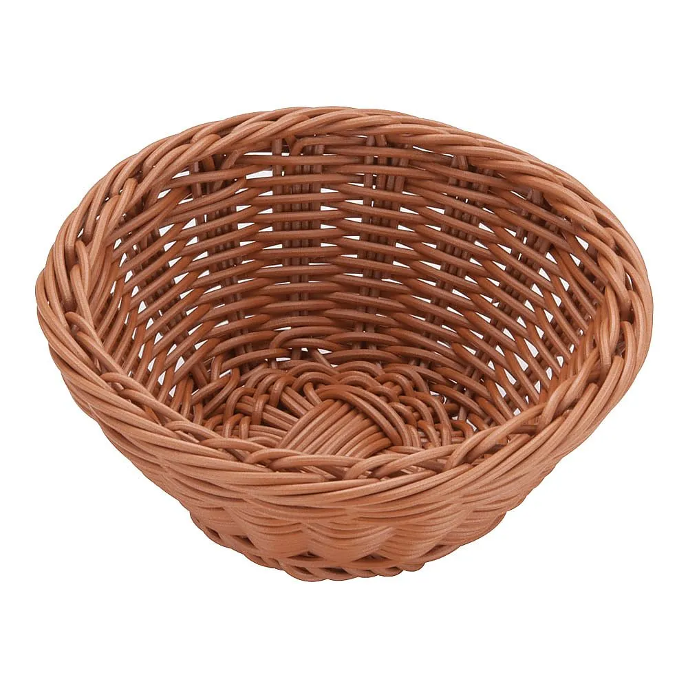 62-6582-14　Resin basket round tea　91-078B