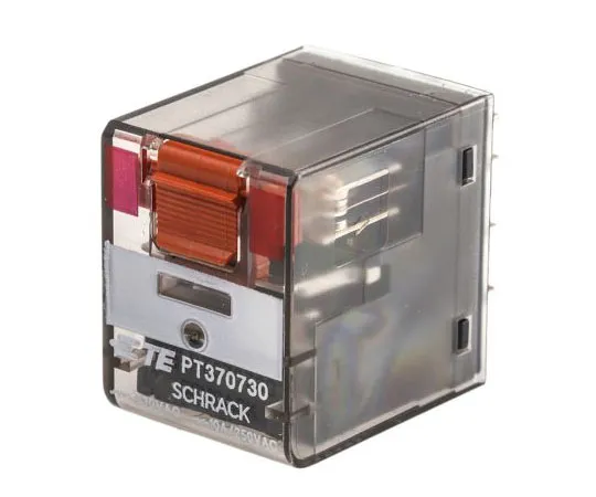 63-7495-22　TEConnectivityPT3PDT非锁定继电器PCB安装，230V线圈，10A　PT370730 6-1419111-9