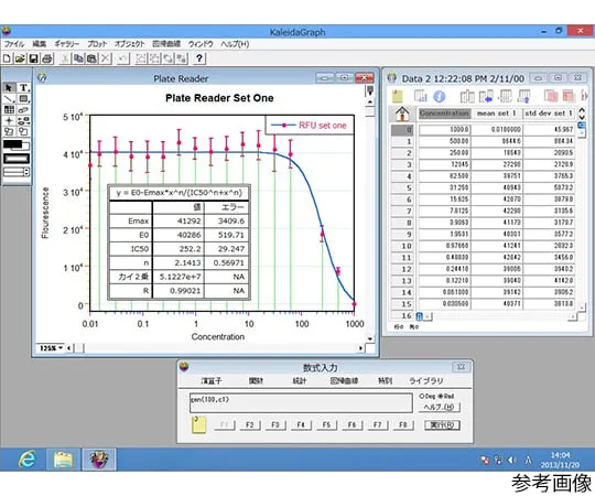 67-3057-01　Graph creation and data analysis software KaleidaGraph for Windows