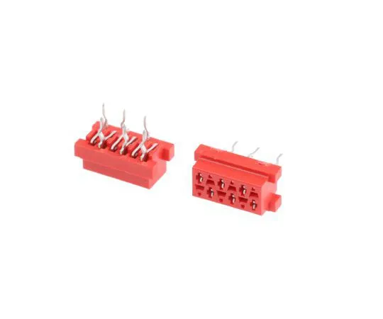 63-7680-82　TE ConnectivityMicro-MaTch系列2.54mm间距6路2线直PCB插座，通孔，焊点终止　215079-6