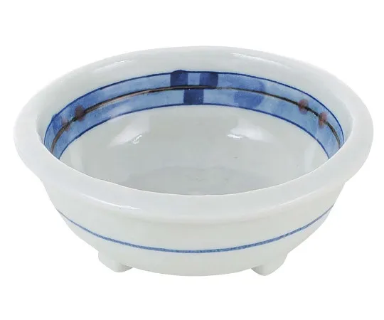 63-7196-11　Japanese tableware collection cube three-legged bowl 4 cm　8180990