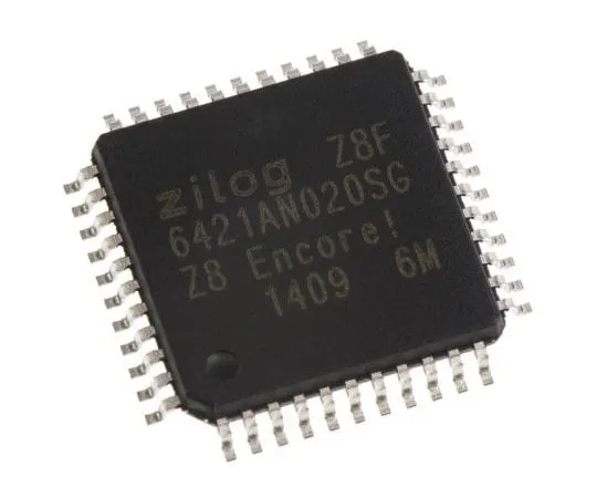 63-7653-47　ZilogZ8F6421AN020SG,8位Z8微控制器，20MHz, 64 kB闪存，44针LQFP　Z8F6421AN020SG