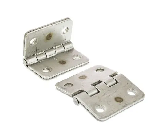 63-7515-22　RS PRO不锈钢铰链固定销焊接，75mm x 90mm x 6mm　379-9315