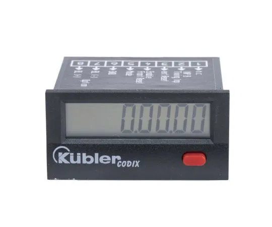 63-7542-44　Kubler小时计数器，8位数，LCD,螺丝连接，4→30 V直流　6.135.012.861