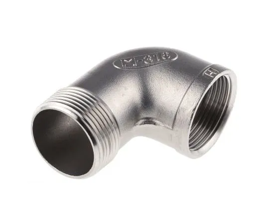 63-7592-18　RS PRO不锈钢圆形90°肘部1-1/4 G (P) 女性x1-1/4 R (T) 男性　499-3350