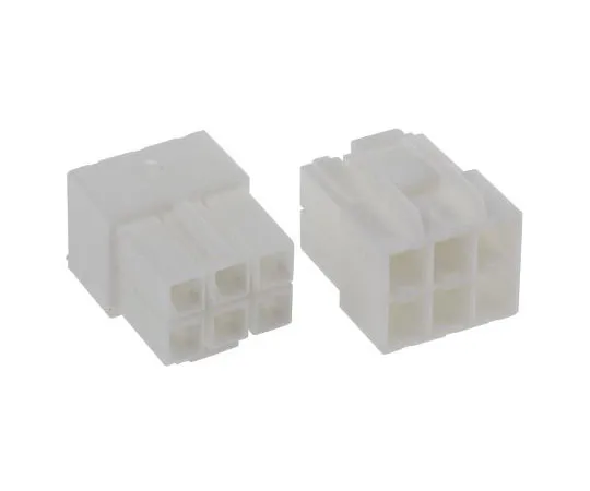 63-7570-48　JST VL男性连接器外壳，6.2毫米间距，6路，2列　VLP-06V