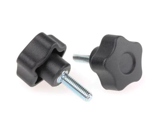 63-7550-76　Elesa黑色聚合物Knob 69822, M5 x 16　69822