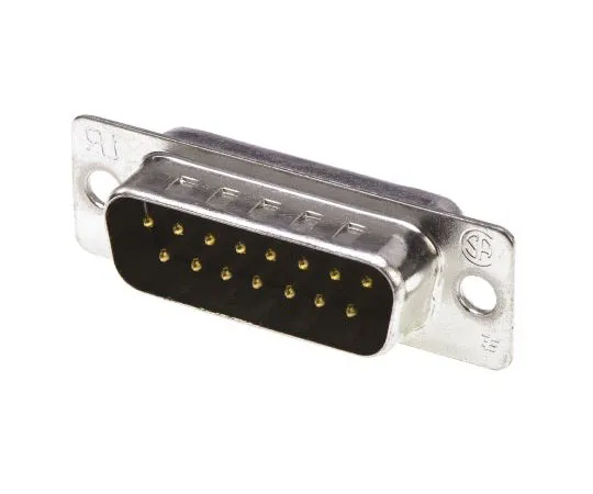 63-7582-52　TE Connectivity AMPLIMITEHD-20系列面板安装，15 PinD-sub连接器插头，外壳尺寸A　5-747908-2