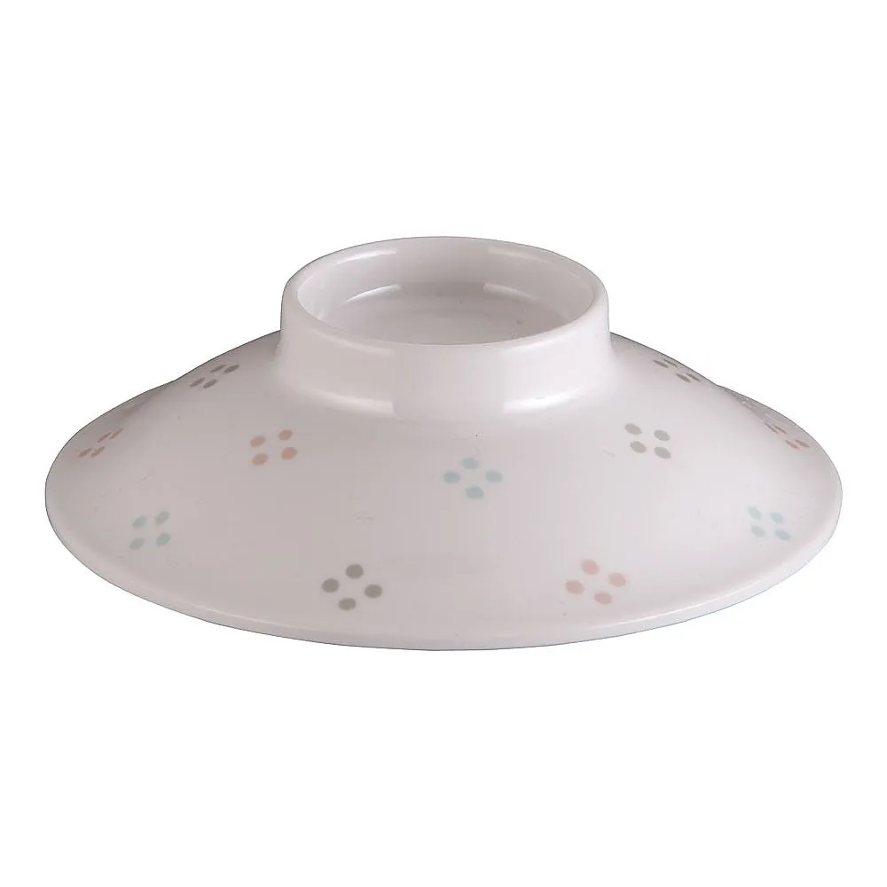 62-6849-62　Melamine 'Hanamon' rice bowl lid　M-351-KA