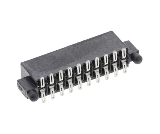 63-7595-99　Santec SFM系列1.27mm间距20道2线直PCB插座，表面贴装，焊点终止　SFM-110-02-S-D-A