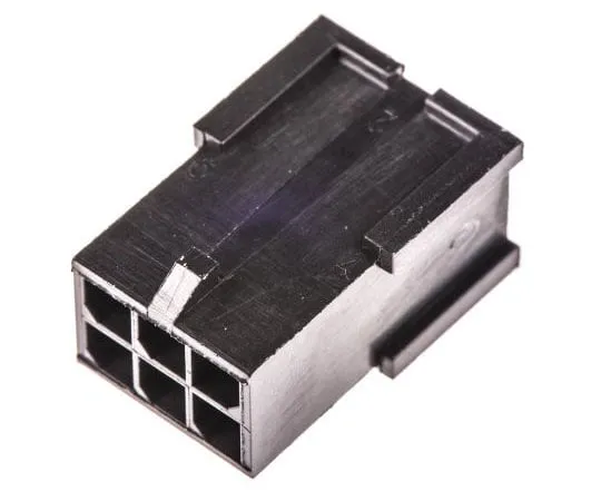 63-7677-43　TE Connectivity MicroMATE-N-LOK男性连接器外壳，3毫米间距，6路，2列　794616-6