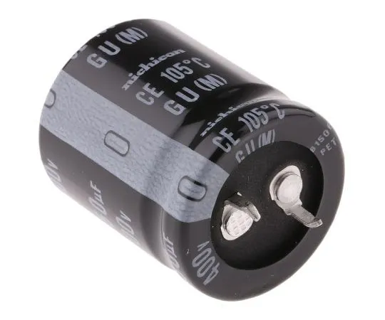 63-7605-86　尼希康150μF400V直流铝电解电容器，通孔25 (Dia。)x 30 mm+105°25mm 10mm　LGU2G151MELA