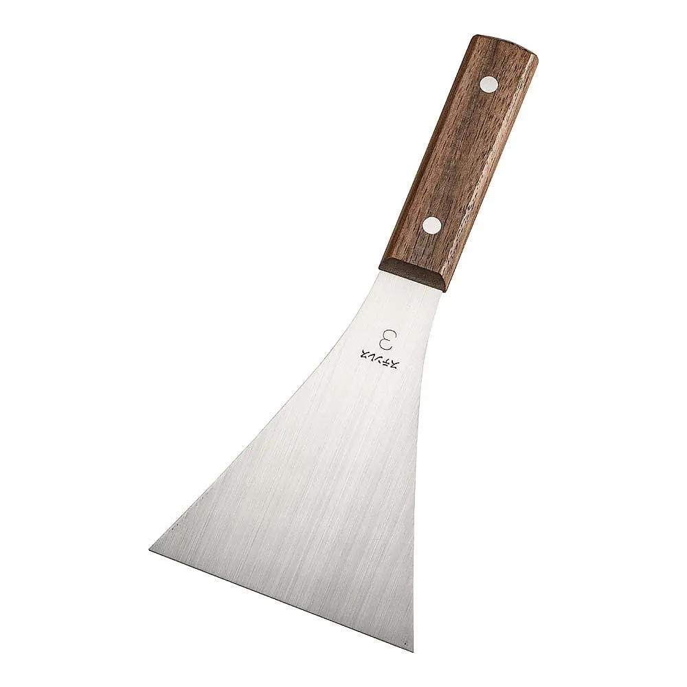 62-6544-75　Wooden Handle Triangle Spatula Large　WSV05001