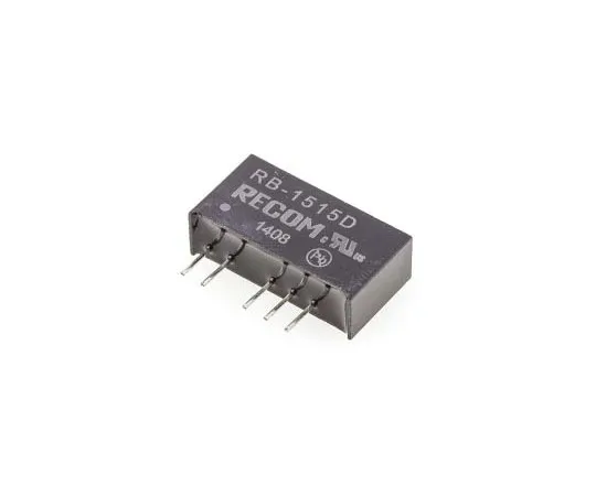 63-7672-33　回收RB1W隔离DC-DC转换器通过孔，电压在13.5→15.5 V直流，电压输出±15V直流　RB-1515D