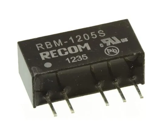 63-7672-38　回收RBM 1W隔离DC-DC转换器通过孔，电压在10.8→13.2 V直流，电压出5V直流　RBM-1205S