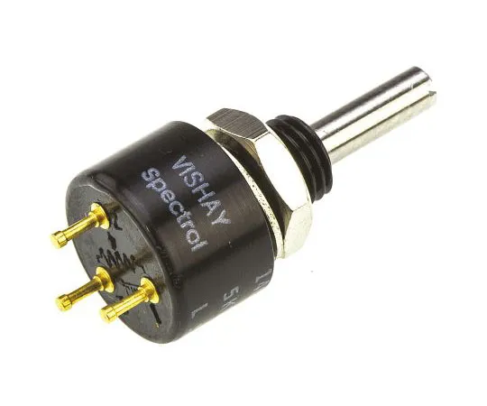 63-7494-87　Vishay 1 Gang旋转缠绕电位器，直径3.18 mm。轴，5kΩ，±5%，2W,线性140B00502　140B00502