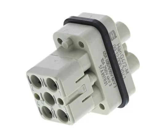 63-7602-52　韩Q系列连接器插入器，男，7路，40A, 690 V　9120063041