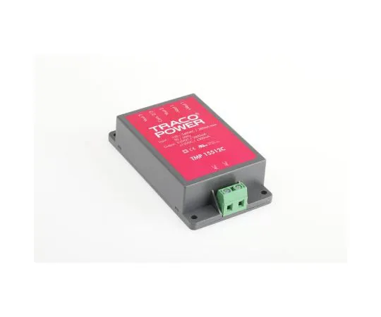 63-7654-75　TRACOPOWER 15W三输出嵌入式开关模式电源SMPS,2A, 200 mA,5/±12V直流封装　TMP 15512C