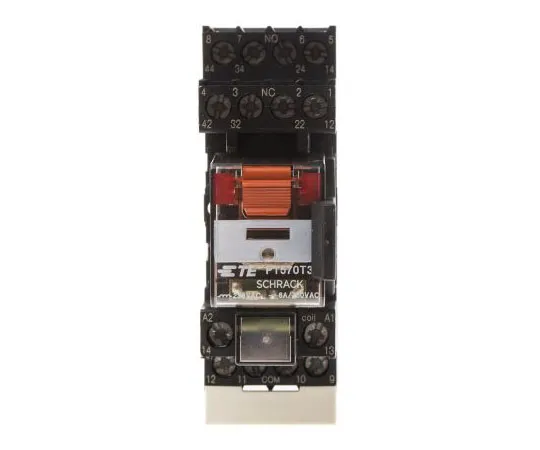 63-7586-69　TEConnectivityPT4PDT非锁定继电器DIN轨道，230V交流线圈，6A　PT5S7TD0 8-1415075-1