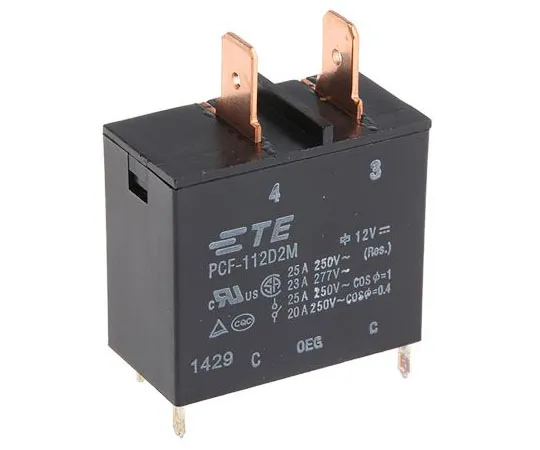 63-7678-92　TE ConnectivityPCF SPNO非锁定继电器，12V直流线圈，25A　PCF-112D2M,000