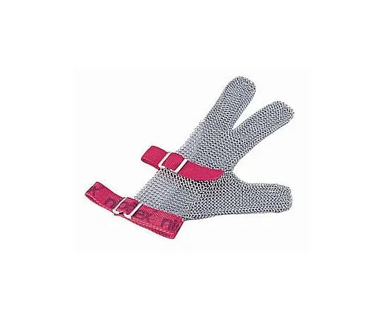 62-6628-31　Niloflex Mesh Gloves 3 Fingers M M3 (Red)　M3