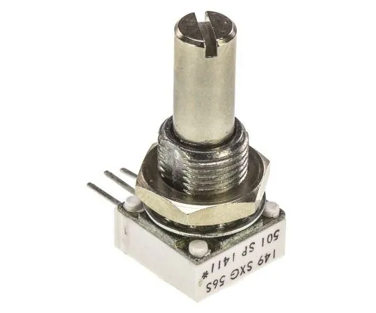 63-7578-14　Vishay 1 Gang旋转式电位仪，直径6.35 mm。轴，500Ω，±10%，1W,线性14910F0GJSX10501KA　14910F0GJSX10501KA