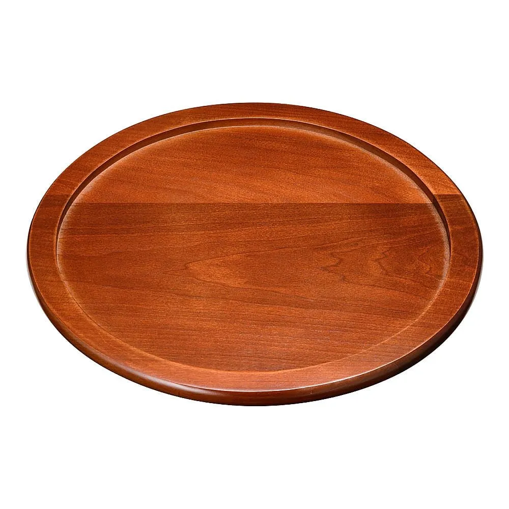 62-6795-78　Round Plate with Reinforcing Ring for Dedicated Wooden Stand 30 cm